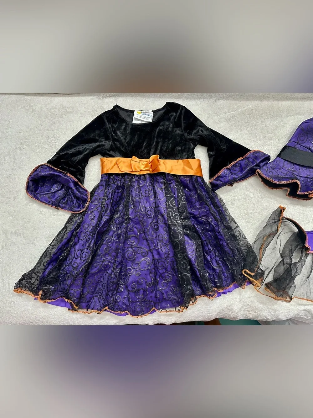 Hocus Pocus Size 3-4 Years Enchanting Wicked Witch Girls Toddler Costume Toddler